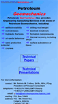Mobile Screenshot of petroleumgeomechanics.com